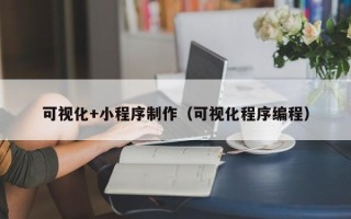 广元可视化+小程序制作（可视化程序编程）